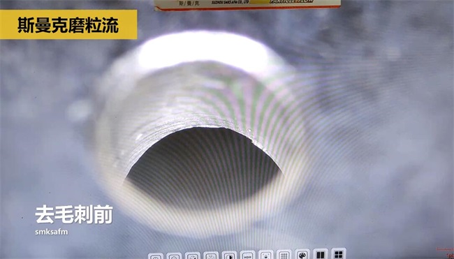 鋁合金<a href='http://m.jinchengle.cn' target='_blank'><u>交叉孔去毛刺</u></a>，<a href='http://m.jinchengle.cn' target='_blank'><u>流體拋光機</u></a>約20秒一個